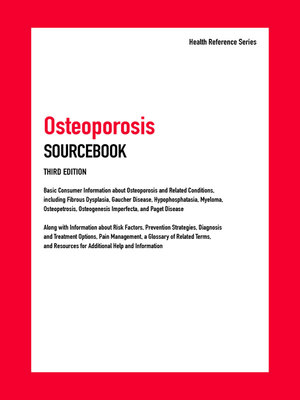 cover image of Osteoporosis Sourcebook